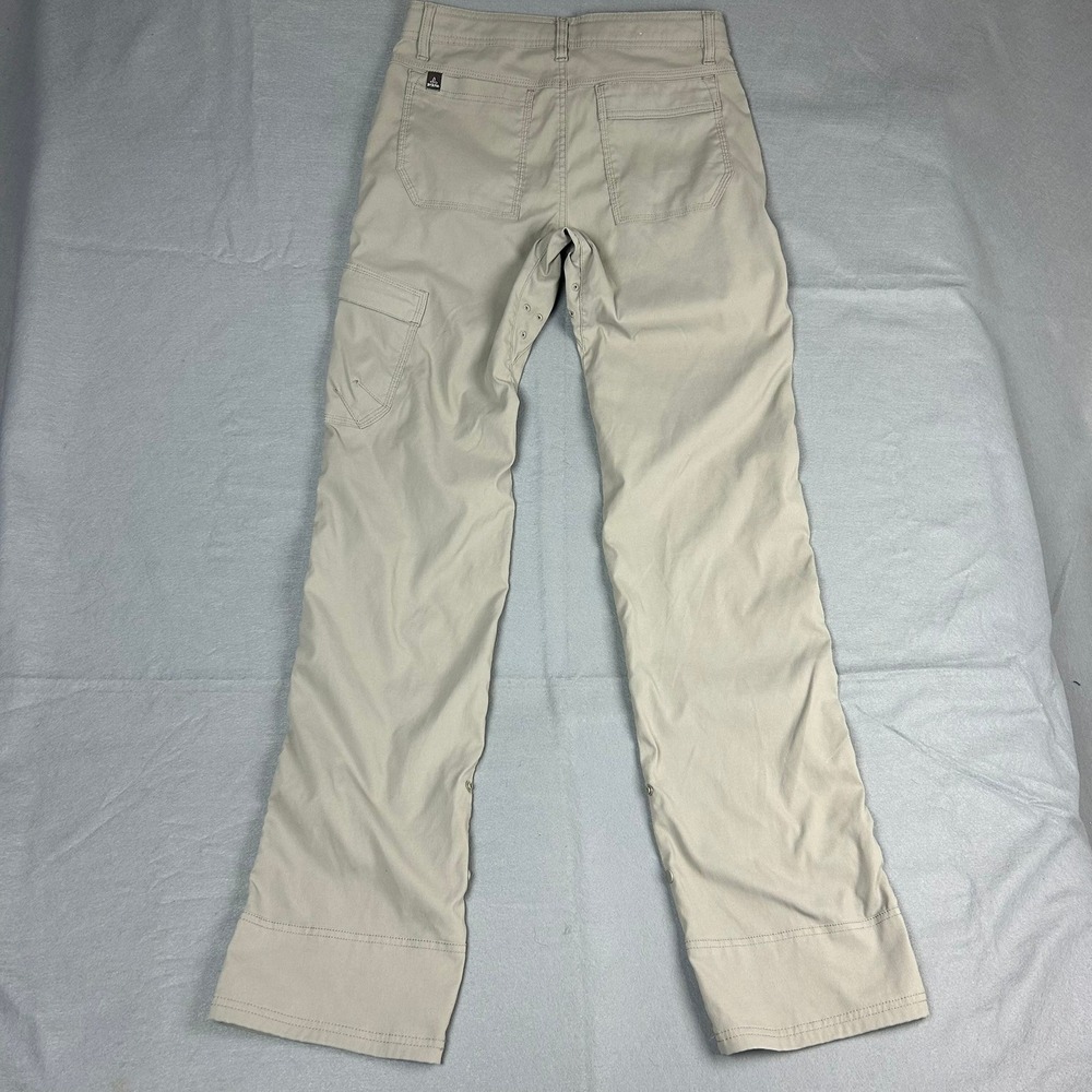 Prana Stretch Zion Hiking Pants Cargo Belted Mens 28x36 Beige M4ST36110 - Picture 13 of 15